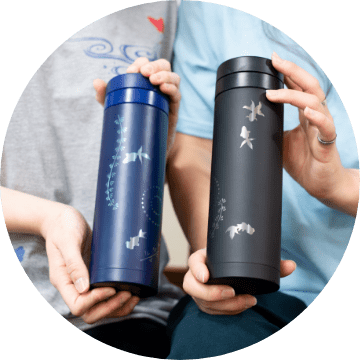 写真:ジャパニーズスタンダードのサーモステンレスボトル