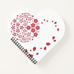 写真:和柄・桜ノート ノートブック